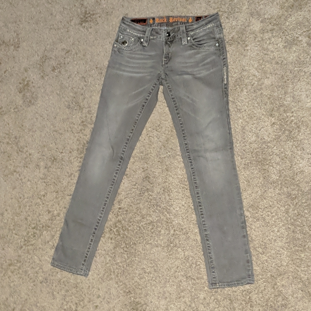 Rock Republic grey washed Jeans size 28